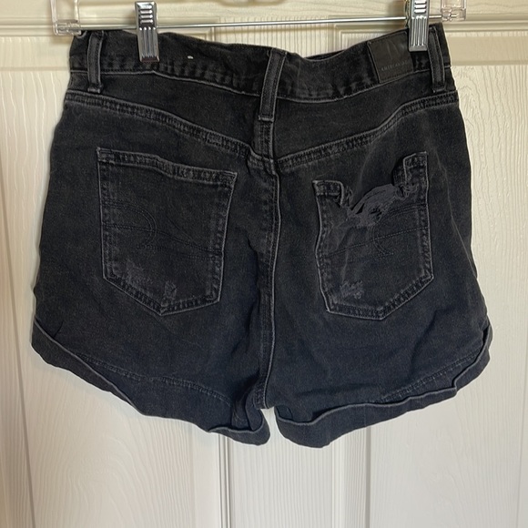 American Eagle. Black High Waisted Shorts - Picture 2 of 2